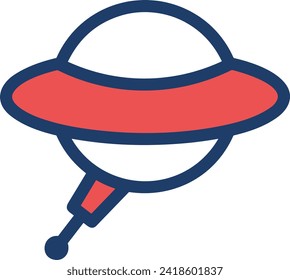 Rocket icon symbol future technology vector image. Illustration of spaceship flight rocket design image