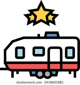 Rocket icon symbol future technology vector image. Illustration of spaceship flight rocket design image