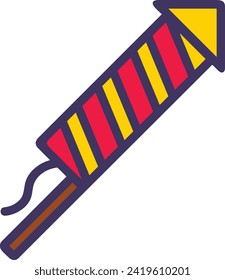 Rocket icon symbol future technology vector image. Illustration of spaceship flight rocket design image