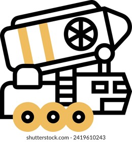 Rocket icon symbol future technology vector image. Illustration of spaceship flight rocket design image