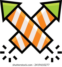 Rocket icon symbol future technology vector image. Illustration of spaceship flight rocket design image