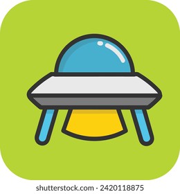 Rocket icon symbol future technology vector image. Illustration of spaceship flight rocket design image