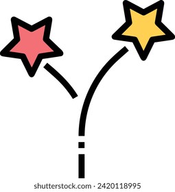 Rocket icon symbol future technology vector image. Illustration of spaceship flight rocket design image