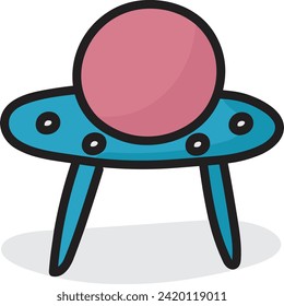 Símbolo de icono de cohete imagen vectorial de tecnología futura. Ilustración de la imagen de diseño de cohetes de vuelo de nave espacial