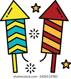 Rocket icon symbol future technology vector image. Illustration of spaceship flight rocket design image