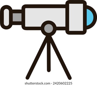 Raketensymbol für zukunftsweisende Technologie, Vektorbild. Illustration des Designbildes für Raumflugraketen