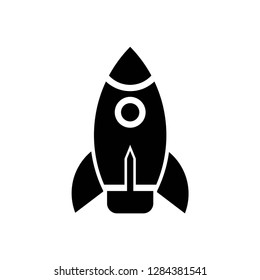 Rocket icon symbol vector