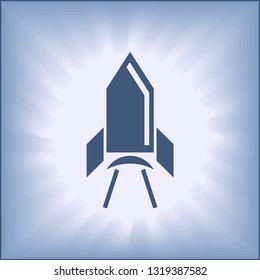 Rocket icon symbol vector
