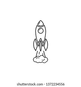 Rocket icon symbol vector