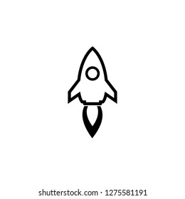 rocket icon symbol vector illustration