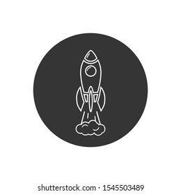 Rocket icon symbol vector illustration