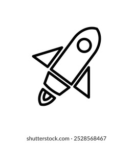 A rocket icon symbolizing space exploration, speed, or innovation.