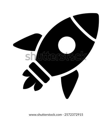 Rocket icon, symbolizing the start or launch of a project