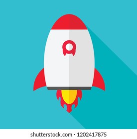 rocket icon Is technology And use as background