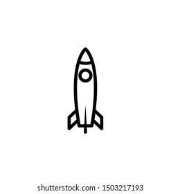 rocket icon. transport sign icon