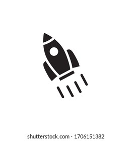 Rocket Icon In Trendy  Design Vector Eps 10