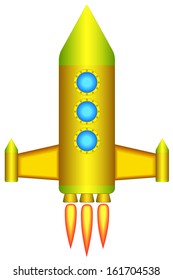 Rocket icon for various design