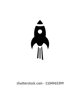Rocket icon vector