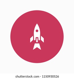 rocket icon vector
