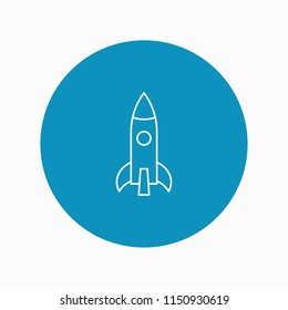 rocket icon vector