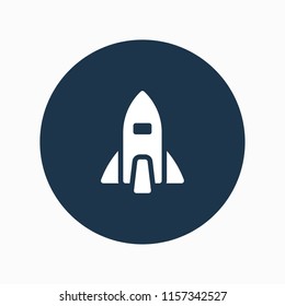 rocket icon vector