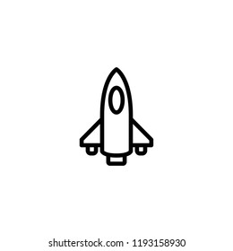 rocket icon vector