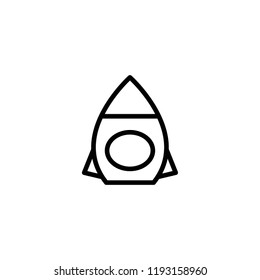 rocket icon vector