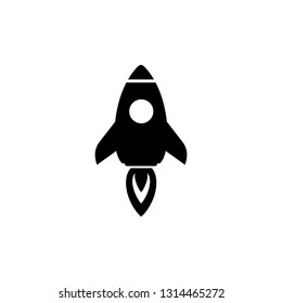 rocket icon vector
