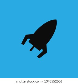 rocket icon vector