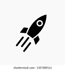 rocket icon vector