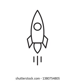 rocket icon vector