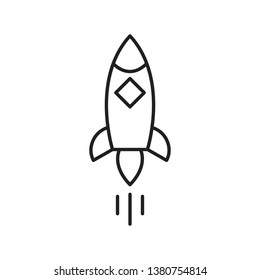 rocket icon vector