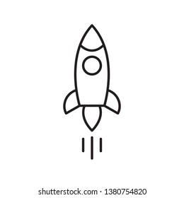 rocket icon vector