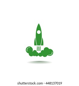  Rocket icon Vector. 