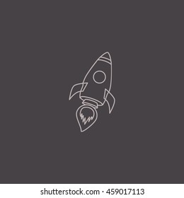  Rocket icon Vector.