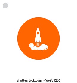  Rocket icon Vector. 