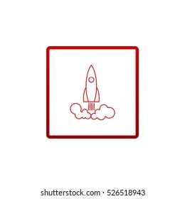  Rocket icon Vector. 