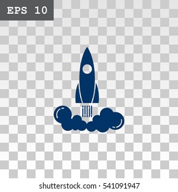  Rocket icon Vector. 