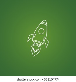  Rocket icon Vector.