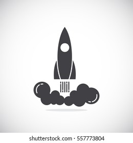  Rocket icon Vector. 