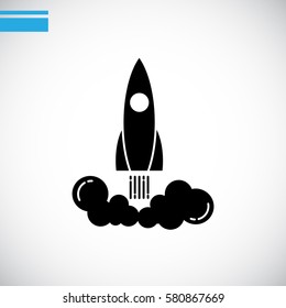  Rocket icon Vector. 