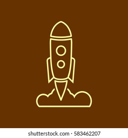  Rocket icon Vector. 
