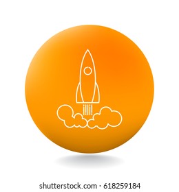  Rocket icon Vector. 