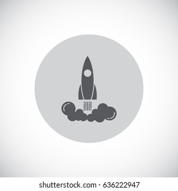  Rocket icon Vector. 