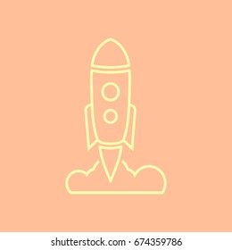  Rocket icon Vector. 