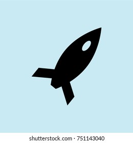 rocket icon vector