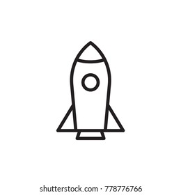 rocket icon  vector