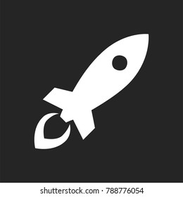 Rocket icon vector