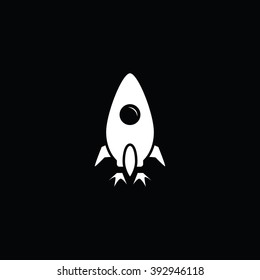 rocket icon vector art eps image logo sign flat web app ui