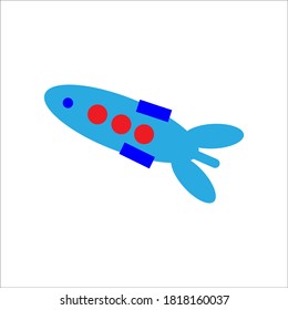 rocket icon vector design illustration
